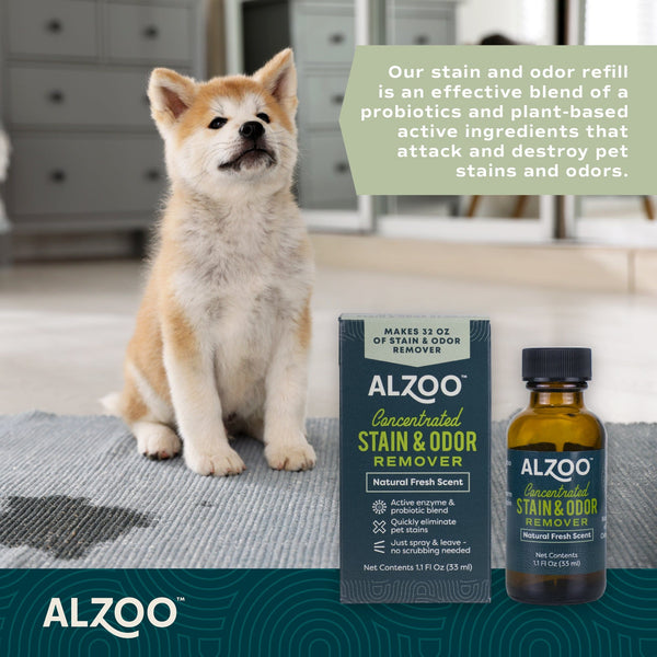 ALZOO Concentrated Enzyme Based Stain Odor Remover Refill Petland Canada