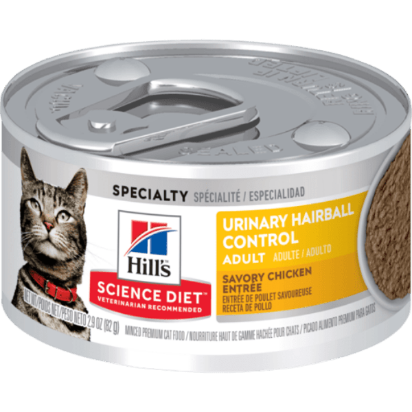 Science Diet Urinary Hairball Control Savory Chicken Entree Adult