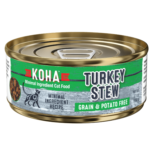 KOHA Turkey Stew Canned Cat Food