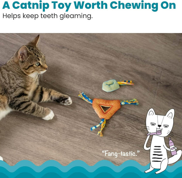 Interactive cat dental toy hotsell