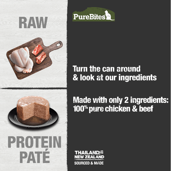 PureBites Pure Protein Pat for Cats Chicken Beef Petland Canada