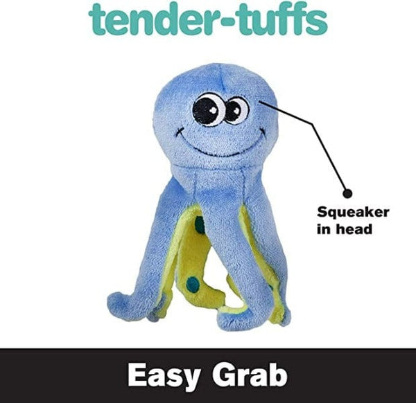 tender tuffs Easy Grab Curly Octopus Plush Dog Toy Petland Canada