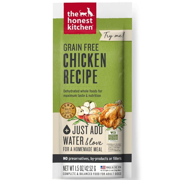 Honest kitchen chicken dog hot sale food