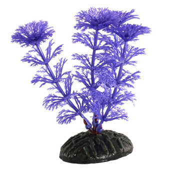 Fish Gear Purple Cabomba Plastic Betta Plant (4")