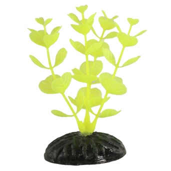 Fish Gear Yellow Cabomba Plastic Betta Plant (4")