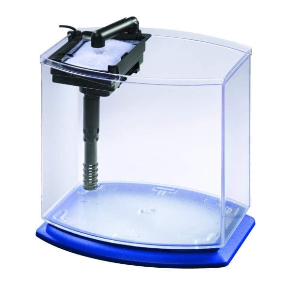  Aqueon LED MiniBow Small Aquarium Fish Tank Kit with  SmartClean Technology, Blue, 1 Gallon : Pet Supplies