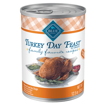 Blue Buffalo Co. BLUE Family Favorite Recipes Turkey Day Feast Canned Dog Food