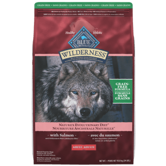 Blue Buffalo Co. BLUE Wilderness Grain Free Salmon Recipe Dry Dog Food, 24lb