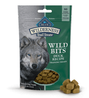 Blue Buffalo Co. BLUE Wilderness Trail Treats Wild Bits Duck Recipe Dog Training Treats