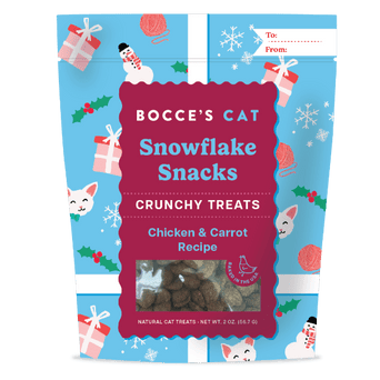 Bocce's Bocce's Cat Snowflake Snacks Crunchy Treats