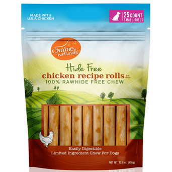 Canine Naturals Canine Naturals Hide Free Chicken Rolls Dog Chew