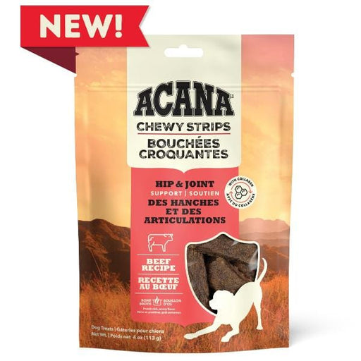 ACANA Chewy Strips Dog Treats - Hip & Joint Support Beef Recipe