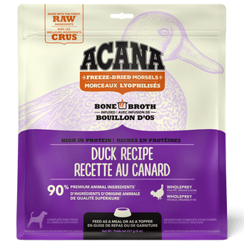 Champion Petfoods ACANA Duck Recipe Freeze Dried Dog Food