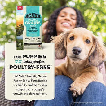 Champion Petfoods ACANA Healthy Grains Sea to Farm Puppy Recipe Dry Dog Food