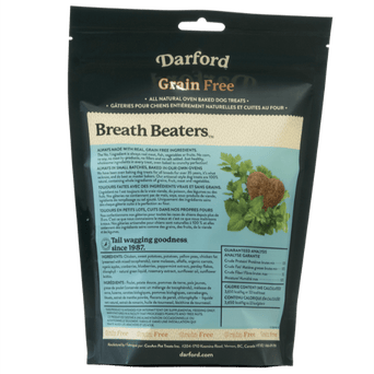 Darford Darford Grain Free Breath Beaters Oven-Baked Dog Treats