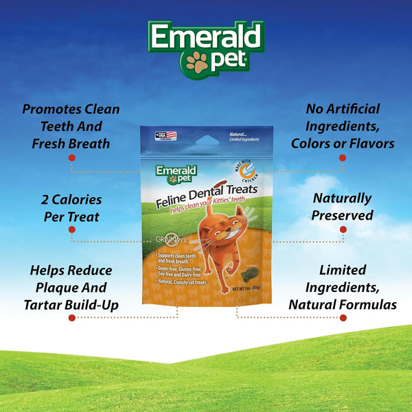 Emerald pet feline dental treats hotsell