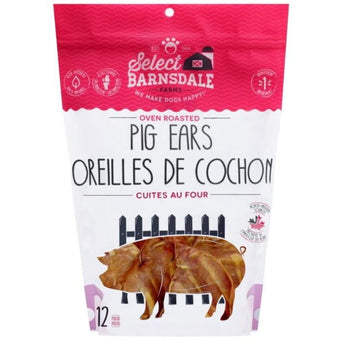 EUROCAN PET PRODUCTS Barnsdale Farms Select Oven Roasted Pig Ears Dog Treats