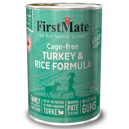 FirstMate Cage-free Turkey & Rice Formula Canned Dog Food – Petland Canada