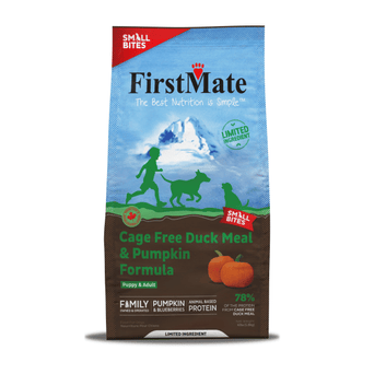 FirstMate FirstMate LID Cage Free Duck Meal & Pumpkin Formula Small Bites Dry Dog Food, 1.8kg