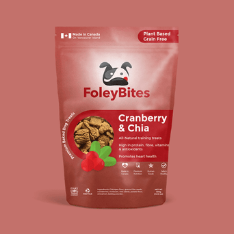 Foley Dog Treat Company Foley Bites Cranberry & Chia Premium Baked Dog Treats