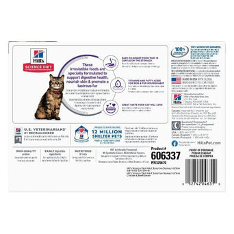 Hill's Science Diet Adult Sensitive Stomach & Skin Cat Food Pouch Variety Pack