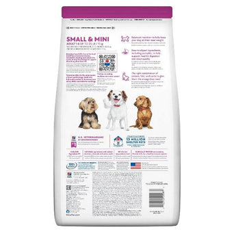 Hill's Science Diet Adult Small & Mini Chicken & Brown Rice Recipe Dry Dog Food, 4.5lb