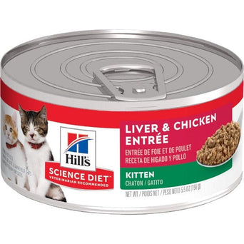 Hill's Science Diet Liver & Chicken Entree Canned Kitten Food