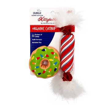 Huxley & Kent Huxley & Kent Lit Donut & Peppermint Candy Cat Toy