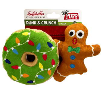 Huxley & Kent Huxley & Kent Tiny Tuff Dunk & Crunch Dog Toy