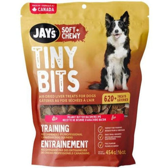 Kettle Craft Pet Products Jay's Soft + Chewy Tiny Bits Training Peanut Butter Bacon Dog Treats