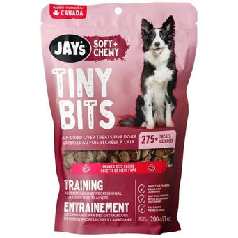 Kettle Craft Pet Products Jay's Soft + Chewy Tiny Bits Training Smoked Beef Dog Treats