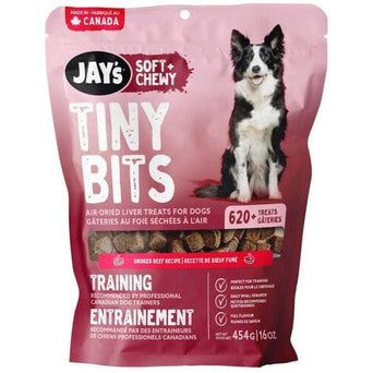 Kettle Craft Pet Products Jay's Soft + Chewy Tiny Bits Training Smoked Beef Dog Treats