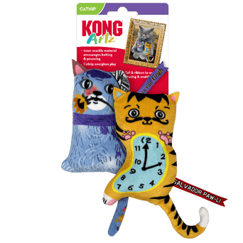 KONG KONG Artz Dali & Van Gogh Cat Toy