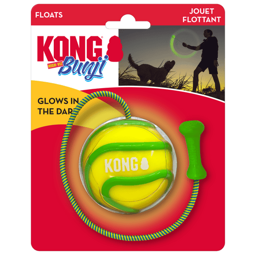 KONG Bunji High-Viz Ball Dog Toy