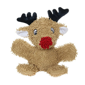 KONG Tuffy Holiday Reindeer Dog Toy