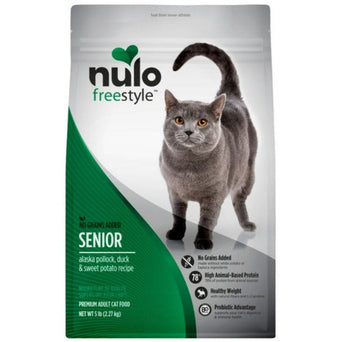 Nulo Nulo Freestyle Grain-Free Senior Recipe Dry Cat Food, 5 lb