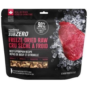 Nutrience Nutrience SubZero Freeze-Dried Raw Beef & Pumpkin Dog Food