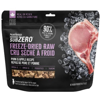 Nutrience Nutrience SubZero Freeze-Dried Raw Pork & Apple Dog Food