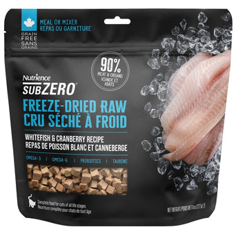 Nutrience Nutrience SubZero Freeze-Dried Raw Whitefish & Cranberry Cat Food