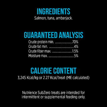 Nutrience Nutrience SubZero Freeze-Dried Salmon, Tuna & Amberjack Dog Treats