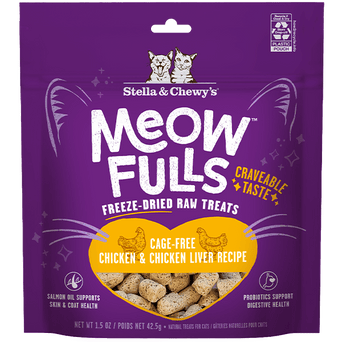 Nutrience Stella & Chewy's Meowfulls Chicken & Chicken Liver Cat Treats