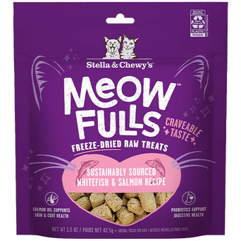 Nutrience Stella & Chewy's Meowfulls Whitefish & Salmon Cat Treats