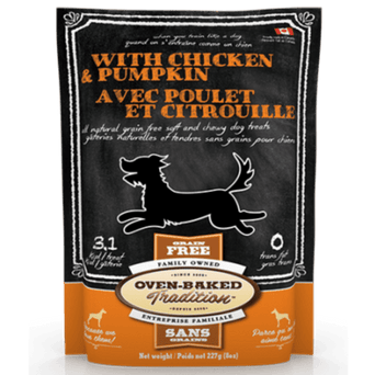 Oven-Baked Tradition Oven-Baked Tradition Soft & Chewy Grain-Free Chicken & Pumpkin Dog Treats