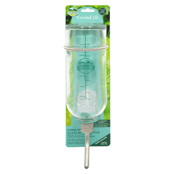 Oxbow Oxbow Enriched Life - Chew Proof Glass Water Bottle