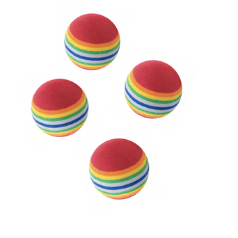 Pawise Pawise Rainbow Foam Ball Cat Toy
