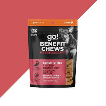 Petcurean Go! Solutions Benefit Chews Sensitivities Limited Ingredient Salmon Dog Treats