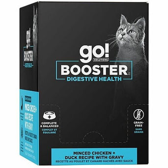 Petcurean Go! Solutions Booster Digestive Health Minced Chicken + Duck with Gravy Wet Cat Food