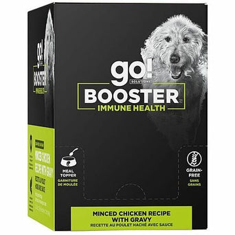 Petcurean Go! Solutions Booster Immune Health Minced Chicken with Gravy Dog Food Topper