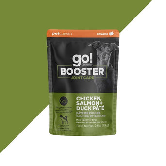 Petcurean Go! Solutions Booster Joint Care Chicken, Salmon + Duck Pate Dog Food Topper