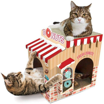 Petland Canada Companion Gear Holiday Donut Shop Cat Scratcher